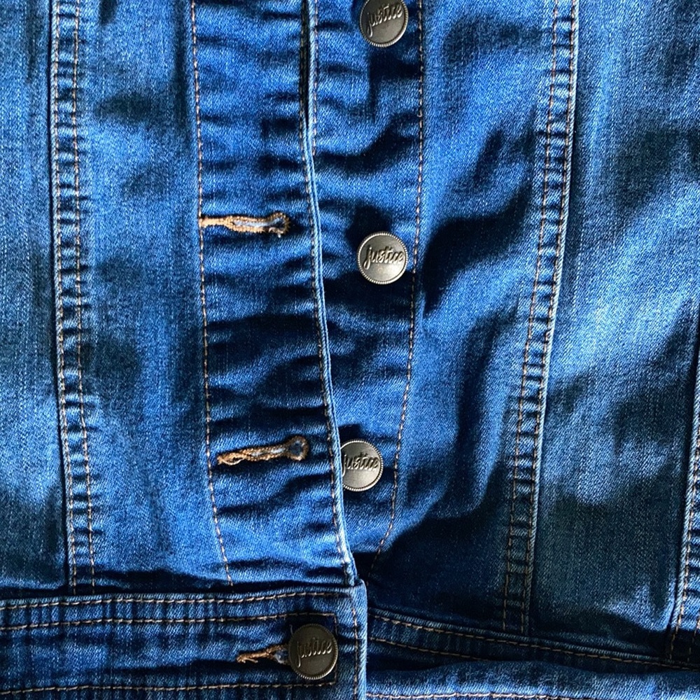 New Justice blue Jean jacket - Picture 3 of 5